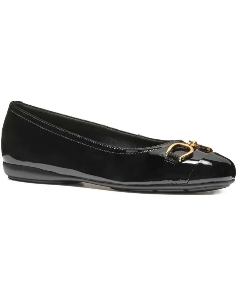 Geox Ballerinas mit Schnallendetail - Schwarz Schwarz