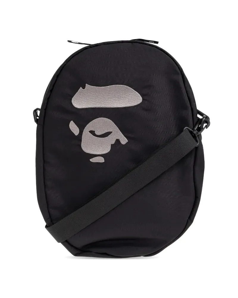 BAPE Big Ape Head shoulder bag - Schwarz Schwarz