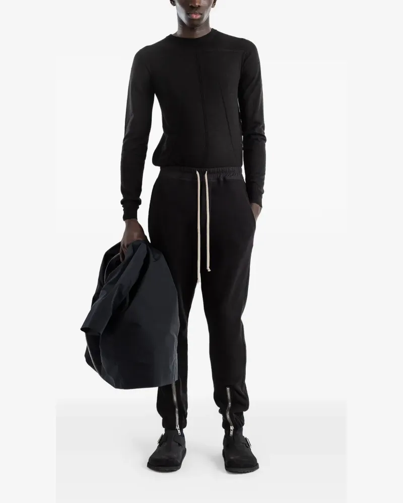 Rick Owens Tecuatl zip-detail track pants - Schwarz Schwarz