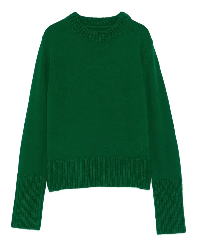 Sacai Pullover mit gerippten Bündchen - Grün Grün