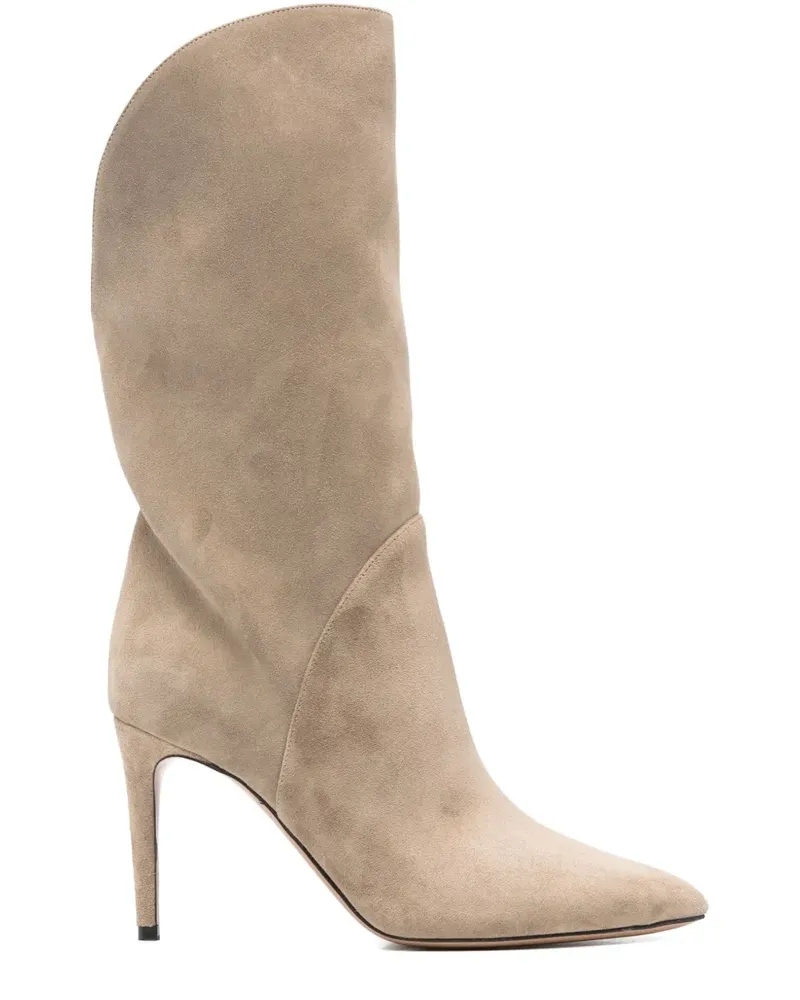 Paris Texas 85mm Gaia boots - Nude Nude