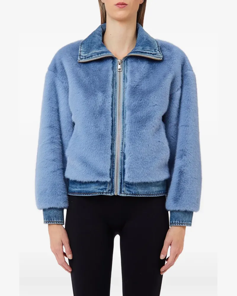 Liu Jo Jacke aus Faux Fur - Blau Blau
