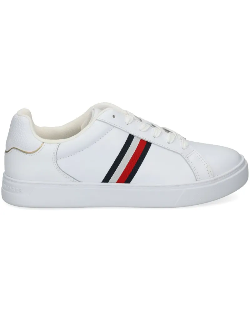 Tommy Hilfiger Essential Tape Court Sneakers - Weiß Weiß