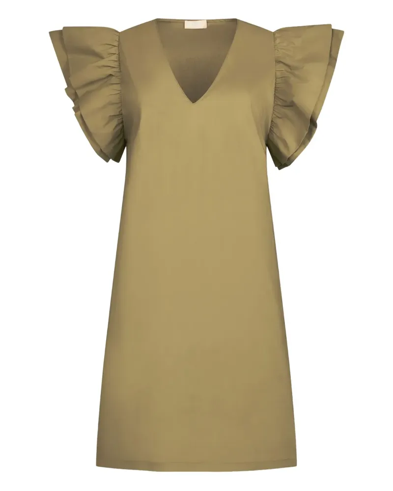 Liu Jo Popeline-Minikleid - Grün Grün