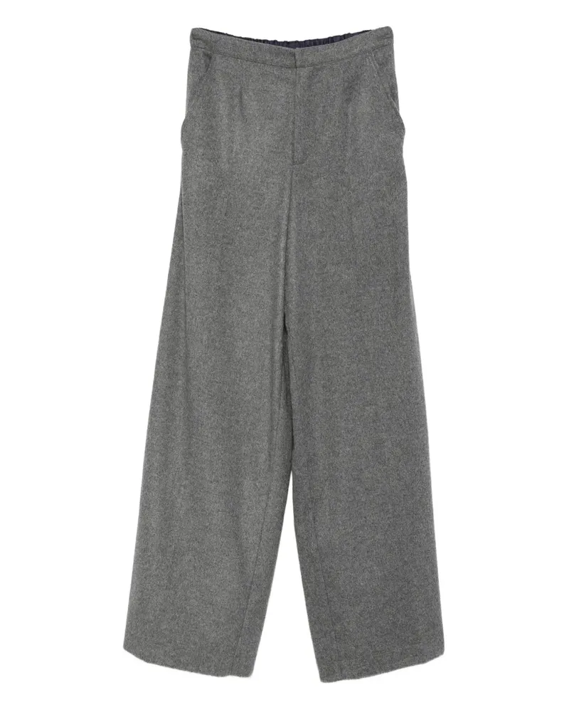forte_forte Hose mit elastischem Bund - Grau Grau