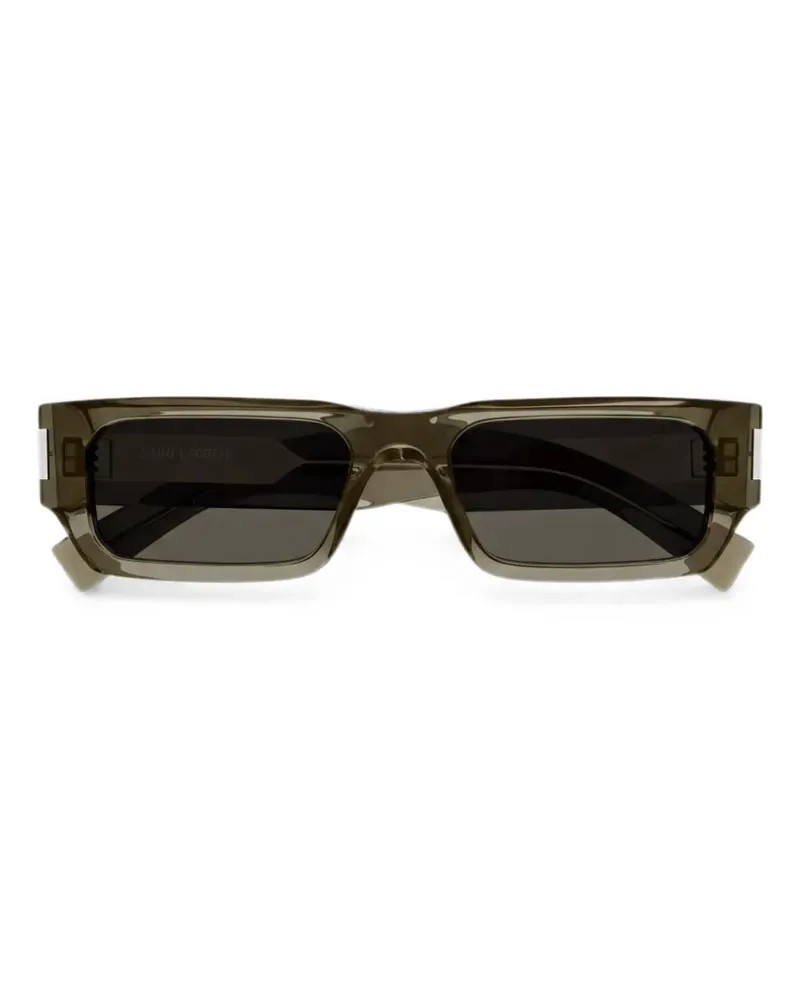Saint Laurent rectangle-frame sunglasses - Braun Braun