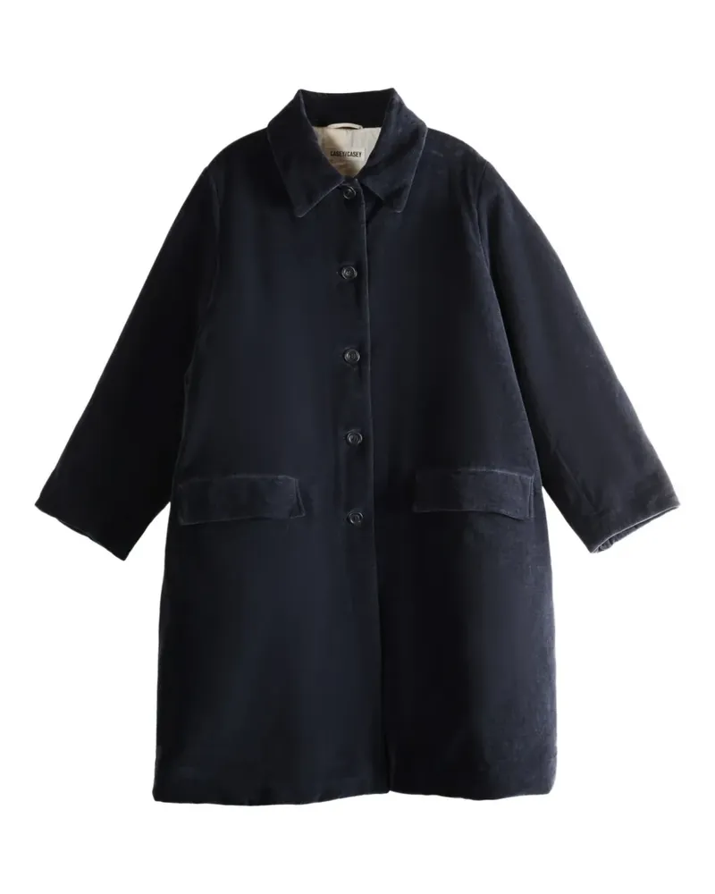 Casey Casey single-breasted coat - Blau Blau