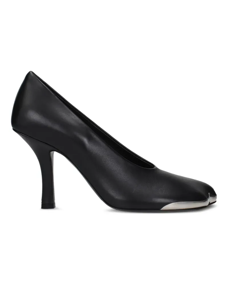 Burberry metal-toe leather pumps - Schwarz Schwarz