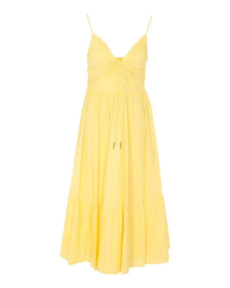 Michael Kors V-neck shoulder strap dress - Gelb Gelb