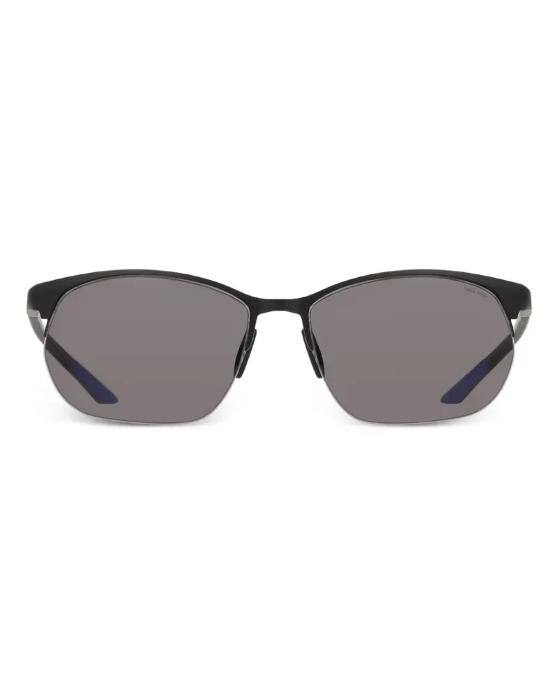 Nike Geometrische IH0911X Sonnenbrille - Schwarz Schwarz