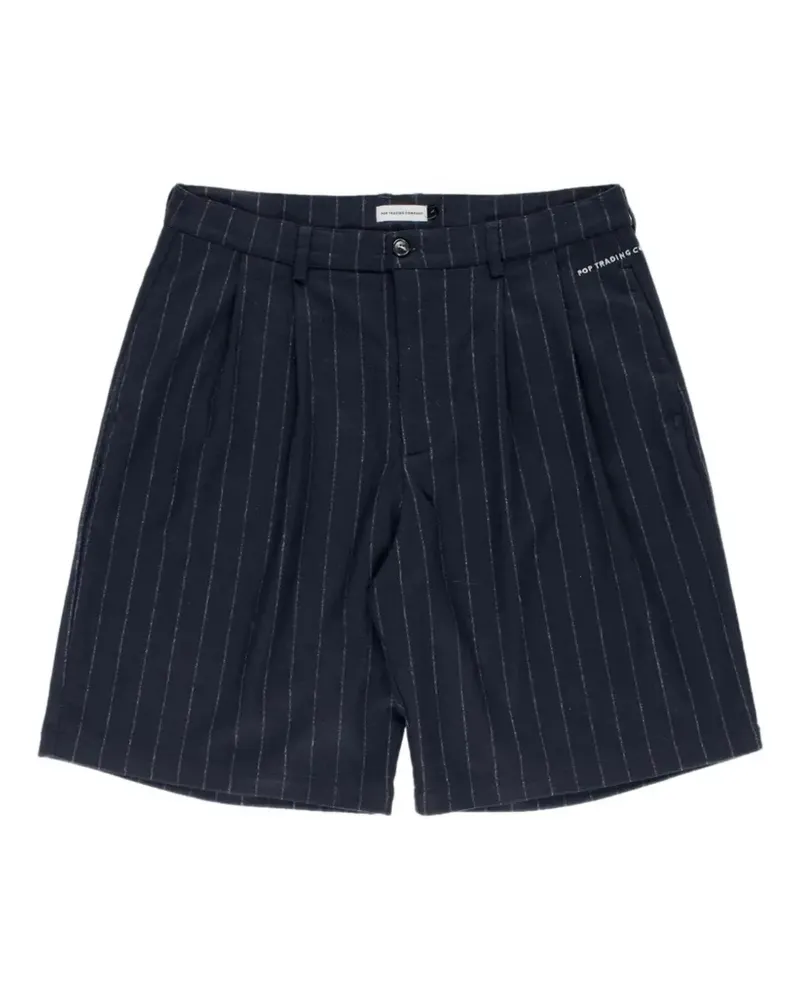 Pop Trading Company pinstripe suit short - Blau Blau