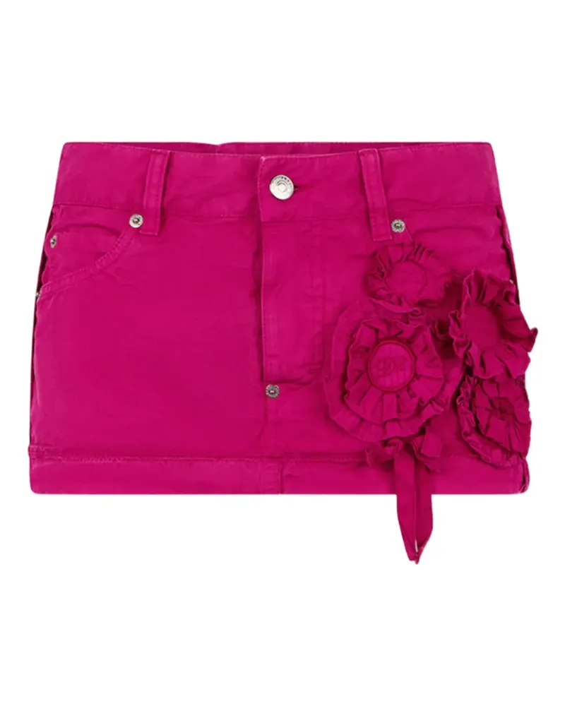 Dsquared2 Rock mit Blumendetail - Rosa Rosa