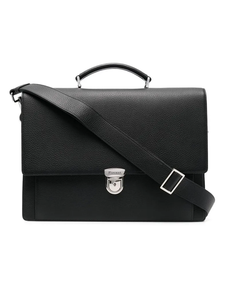 Aspinal of London City Laptoptasche - Schwarz Schwarz