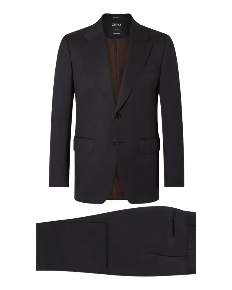 Ermenegildo Zegna black Trofeo 120mila wool suit - Schwarz Schwarz