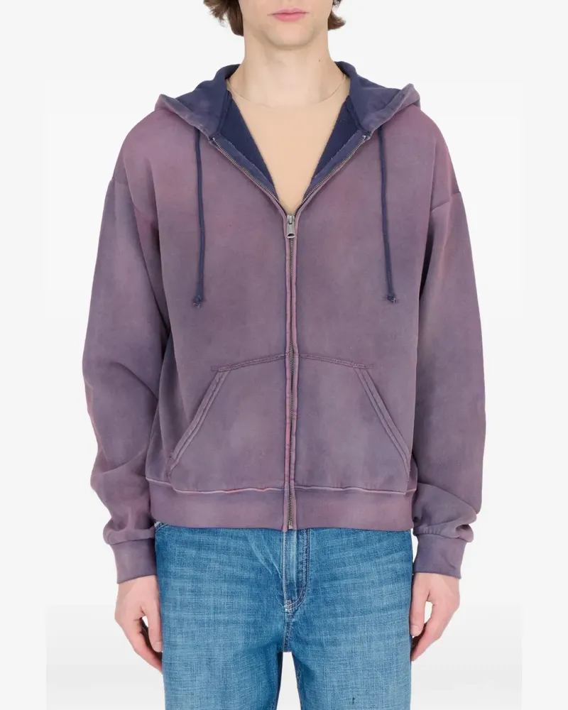 Maison Margiela Kapuzenjacke mit Reißverschluss - Violett Violett