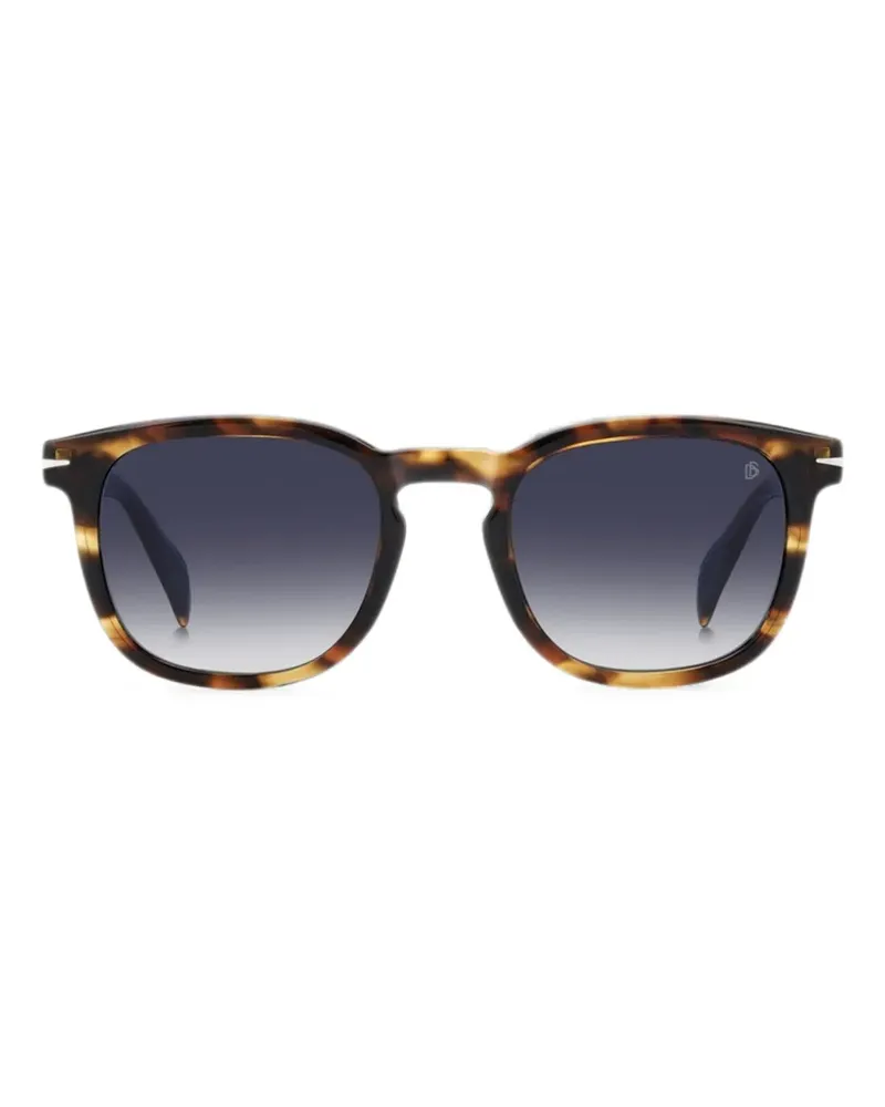 EYEWEAR by DAVID BECKHAM Sonnenbrille mit eckigem Gestell - Braun Braun