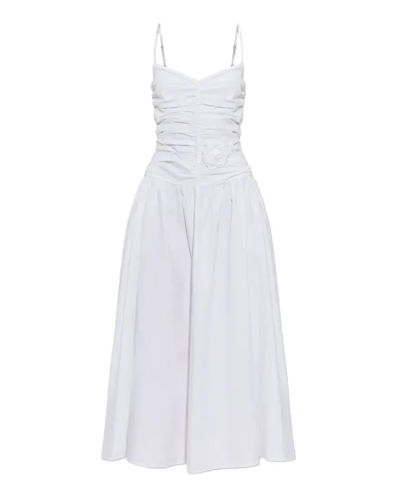 ROTATE Birger Christensen Gerüschtes Minikleid mit Schleifen - Weiß Weiß
