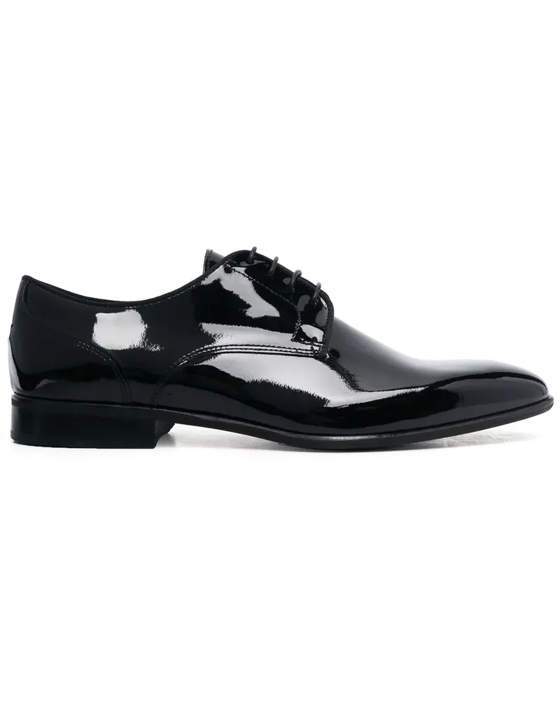 Corneliani Derby-Schuhe aus Lackleder - Schwarz Schwarz