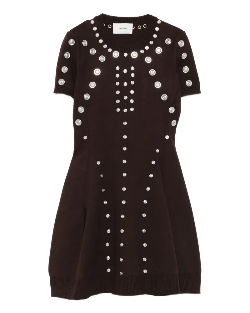 COPERNI Verziertes Minikleid - Braun Braun