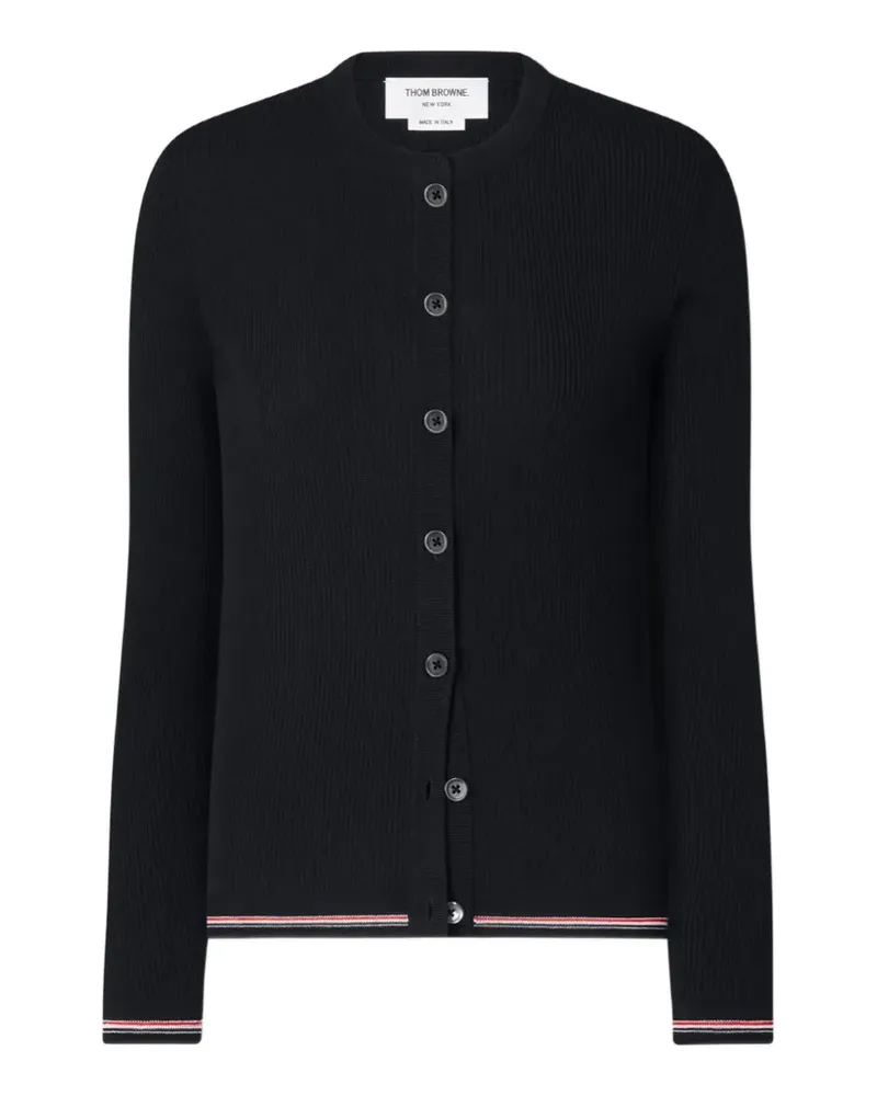 Thom Browne Schwarzer Cardigan Schwarz