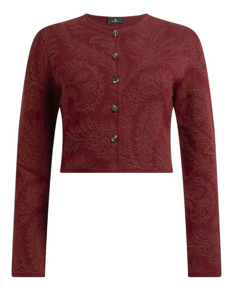Etro Cardigan aus Paisley-Jacquard - Rot Rot
