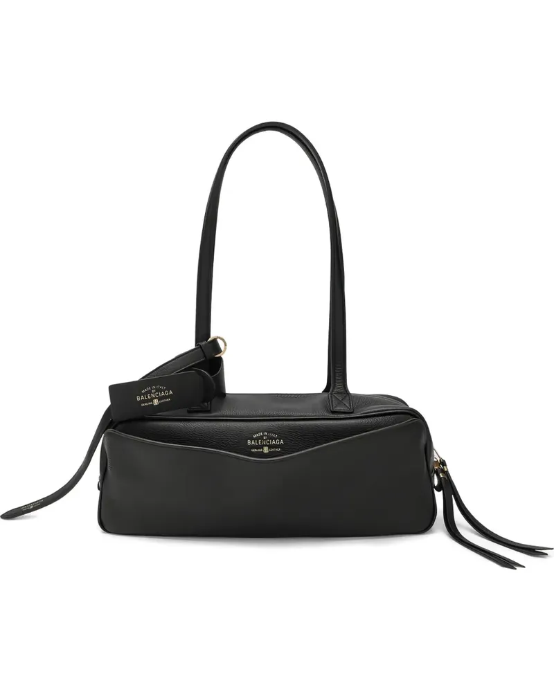 Balenciaga Carrie Schultertasche - Schwarz Schwarz