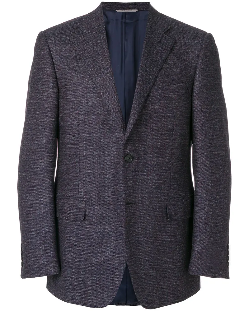 Canali Einreihiges Sakko - Blau Blau