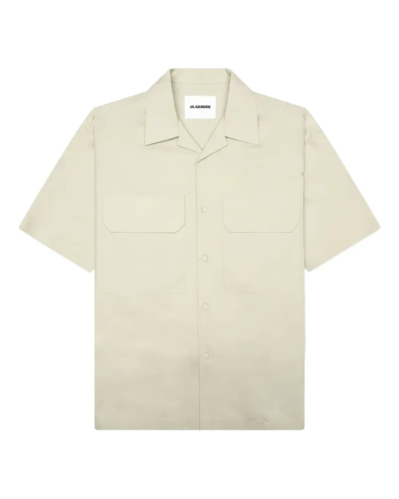 Jil Sander Hemd mit Brusttasche - Grün Grün
