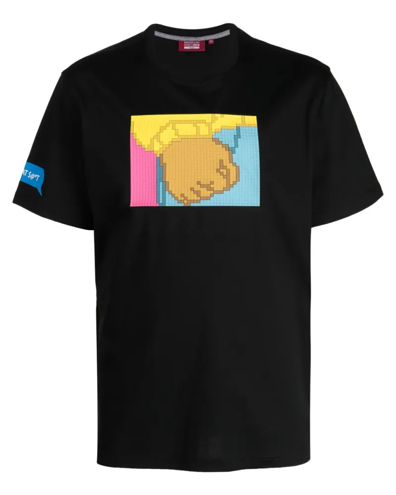 Mostly Heard Rarely Seen T-Shirt mit Fist-Print - Schwarz Schwarz
