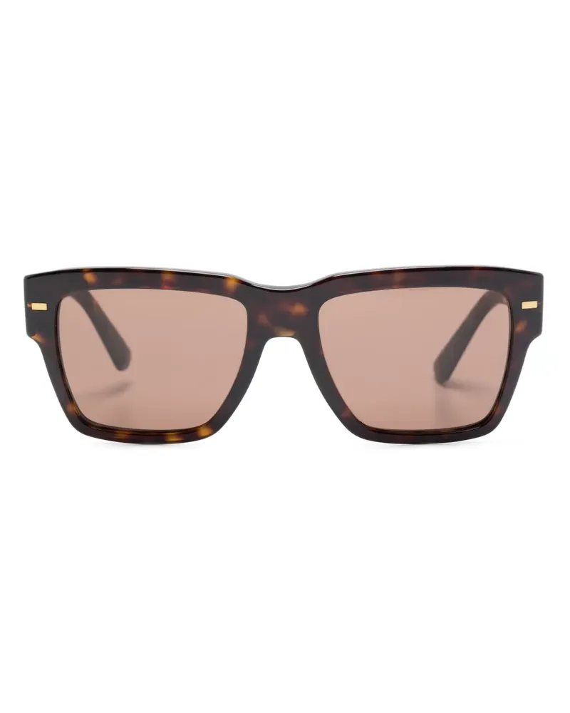 Dolce & Gabbana Sonnenbrille mit eckigem Gestell - Braun Braun