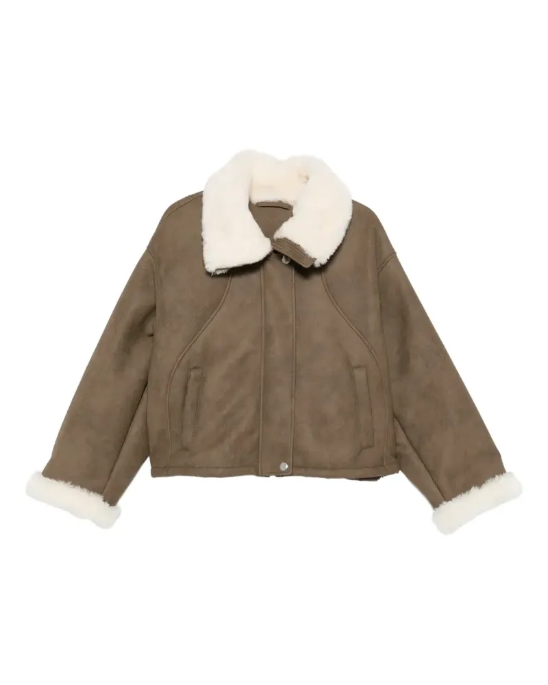 STAND Sevyn Jacke mit Knöpfen - Braun Braun