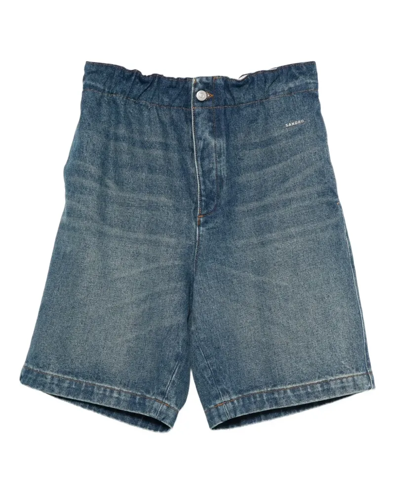 Sandro Jeans-Shorts mit elastischem Bund - Blau Blau