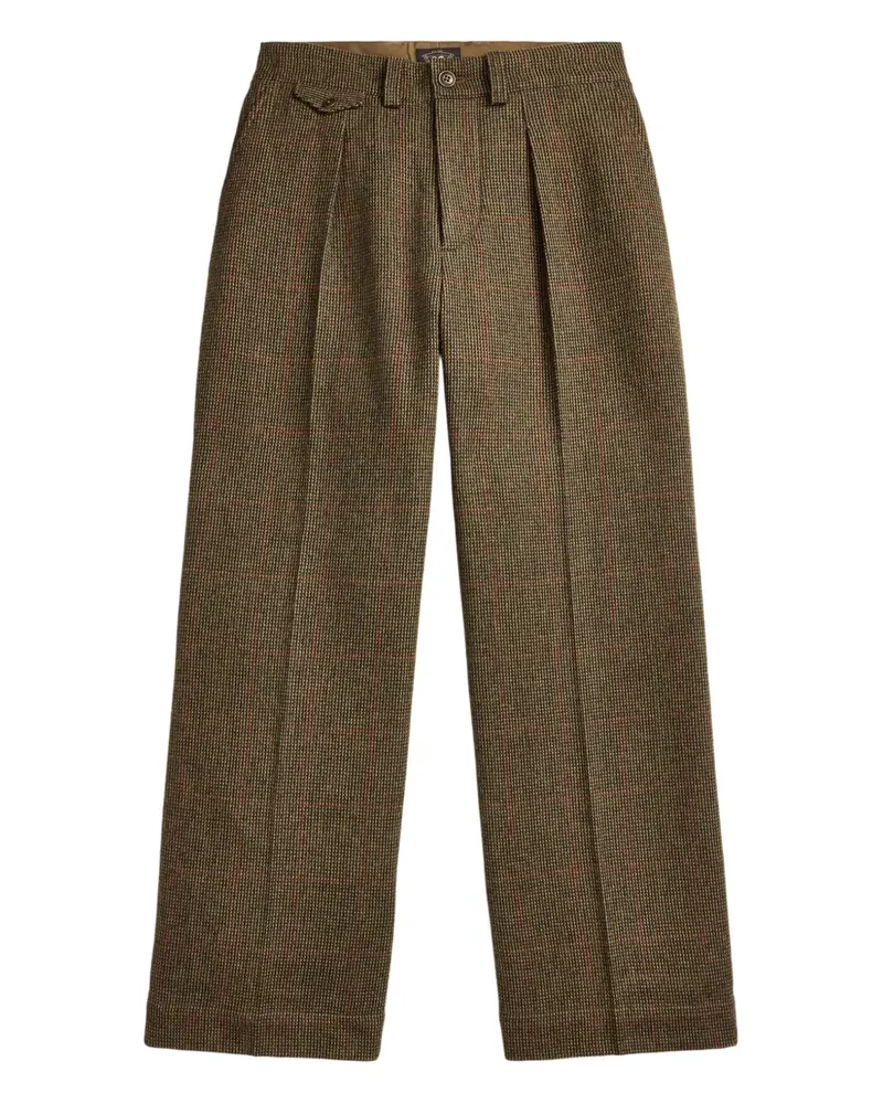 Ralph Lauren Wide-Leg-Hose mit Bundfalten - Braun Braun