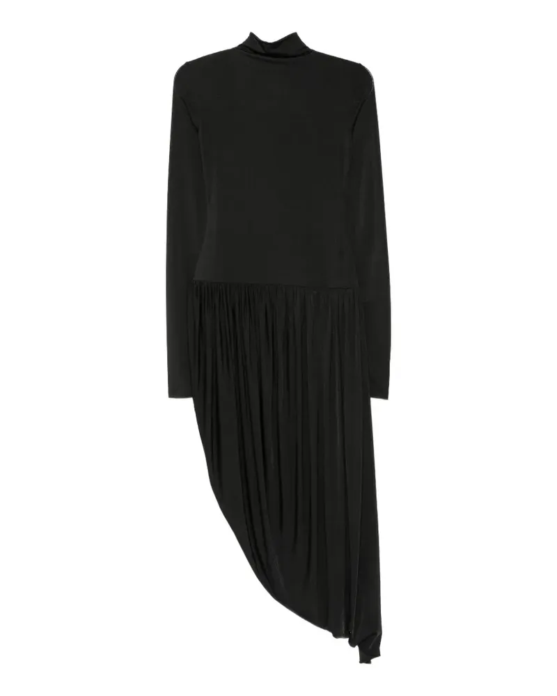 ANDAMANE Vesna asymmetric dress - Schwarz Schwarz