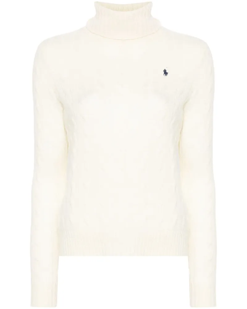 Ralph Lauren Pullover mit Polo Pony-Stickerei - Weiß Weiß