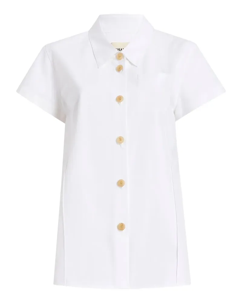 KHAITE Geknöpftes Oberteil - Weiß Weiß