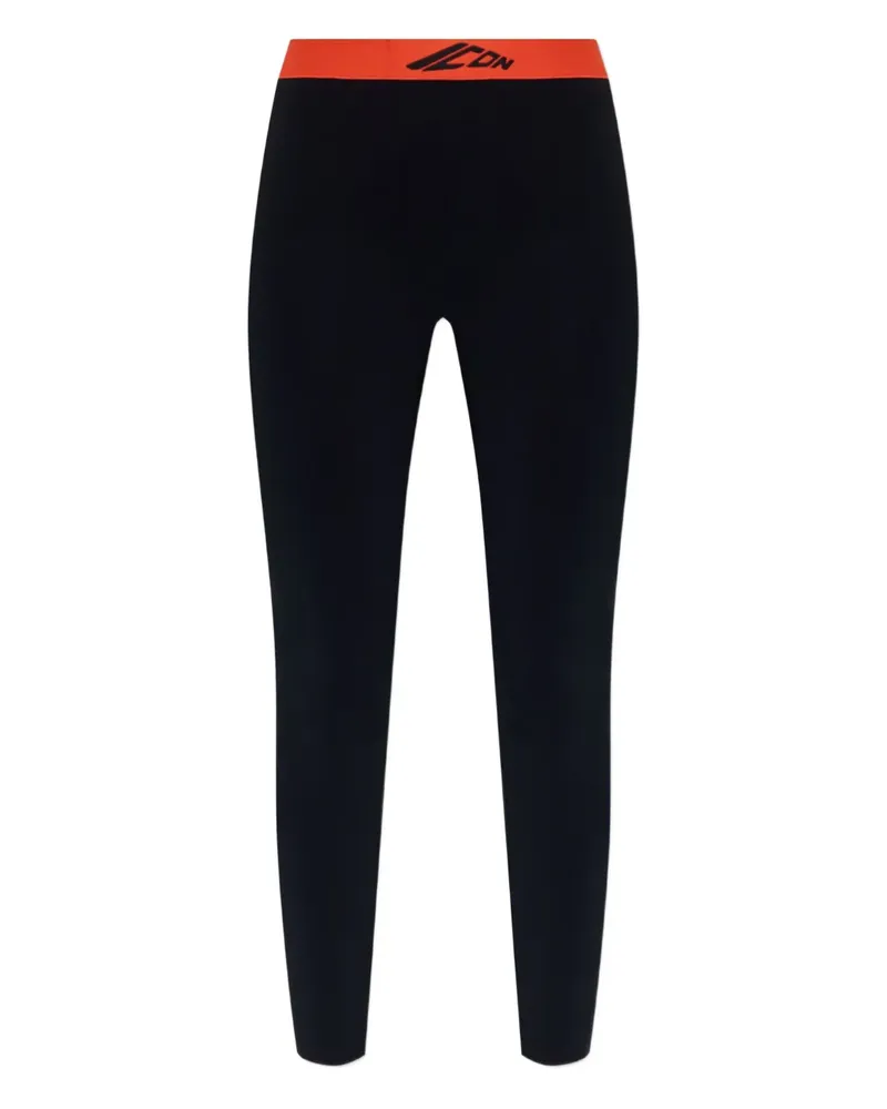 Dsquared2 Leggings mit Logo-Bund - Schwarz Schwarz