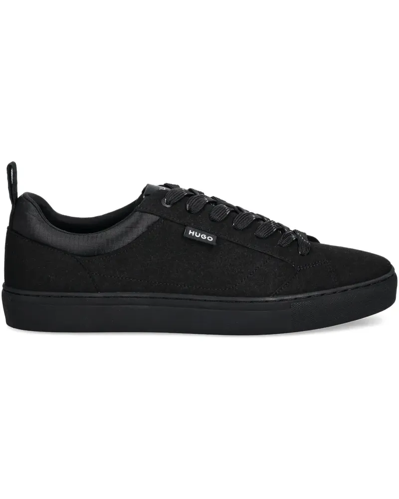 HUGO BOSS Morrie Sneakers aus Wildleder - Schwarz Schwarz