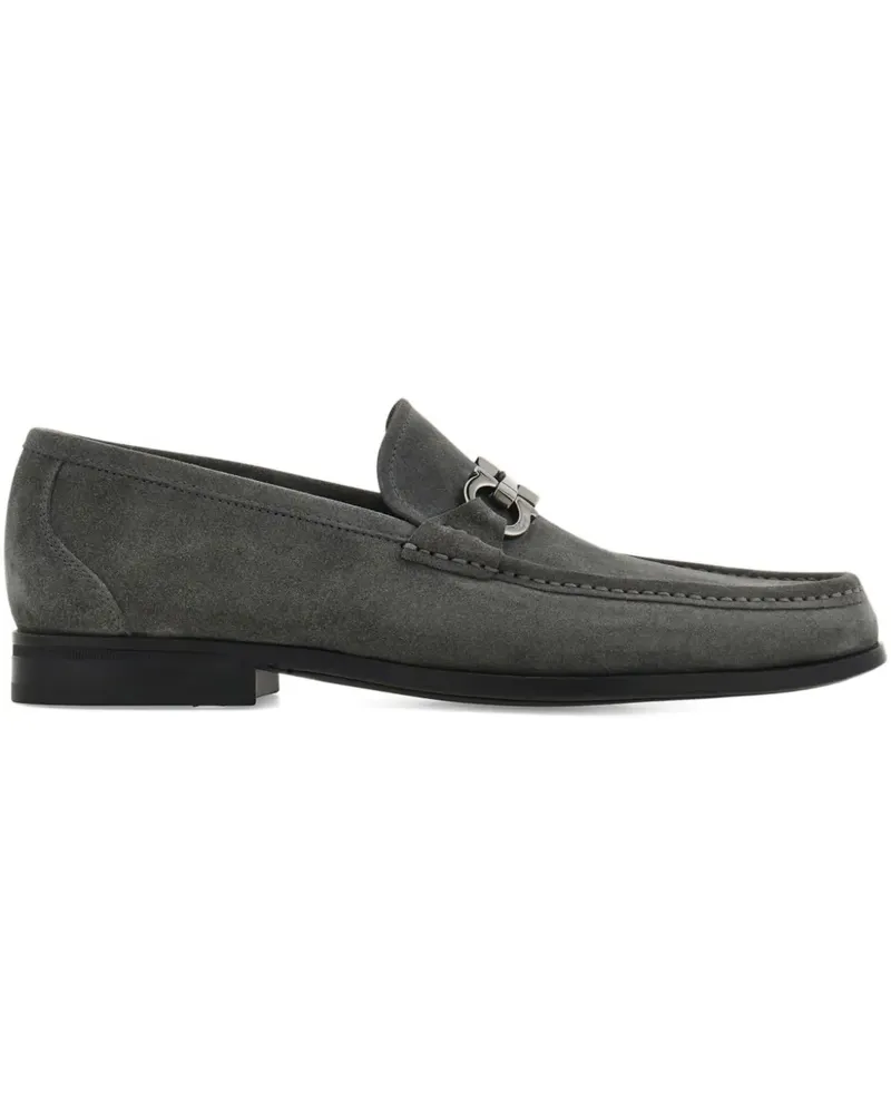 Ferragamo Loafer mit Gancini-Spange - Grau Grau