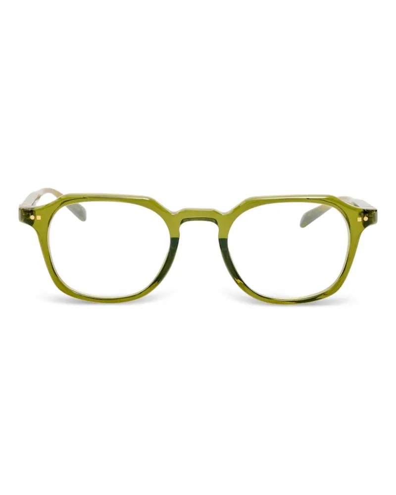 Jacquemus Brille mit geometrischem Gestell - Grün Grün