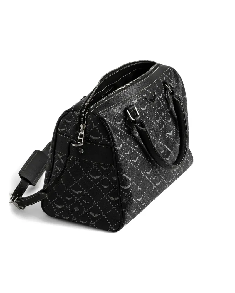 Zadig & Voltaire Monogram Sunny Vibe Medium Satchel - Schwarz Schwarz