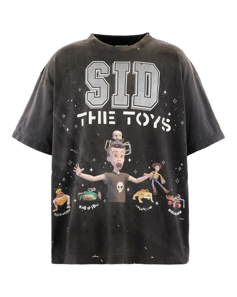 SAINT MXXXXXX x Pixar Toy Story graphic-print T-shirt - Schwarz Schwarz