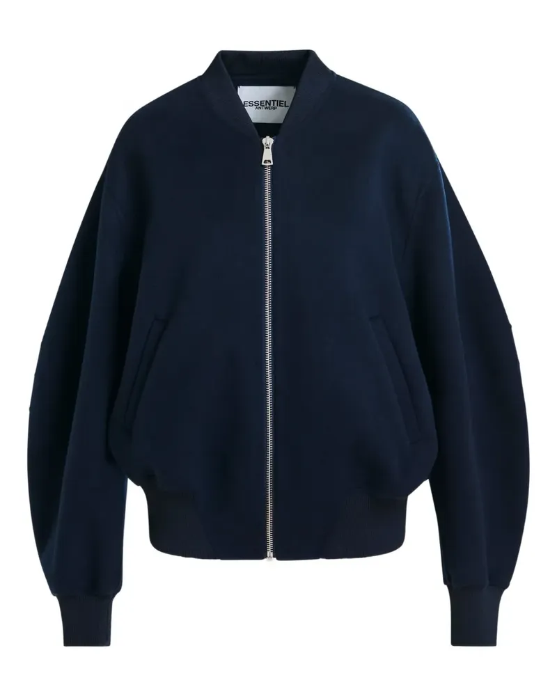 Essentiel Bomberjacke mit Reißverschluss - Blau Blau