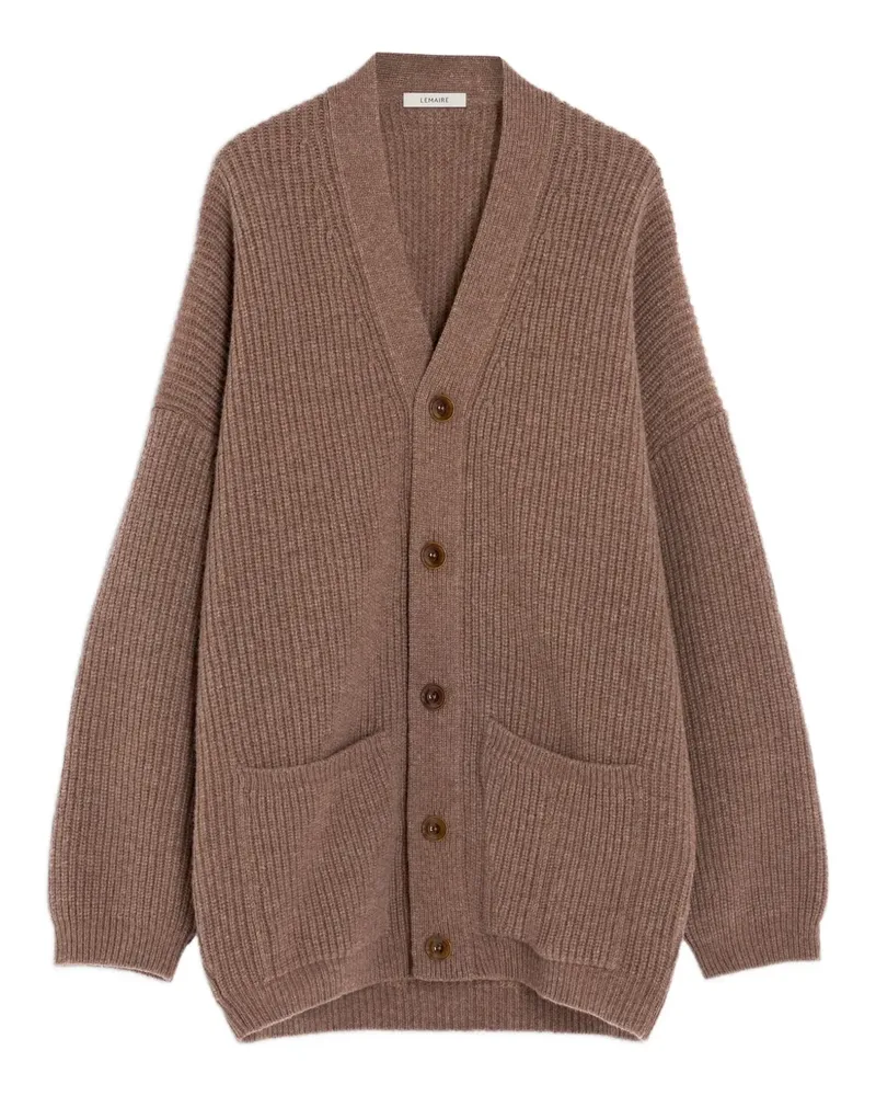 Christophe Lemaire Cardigan mit V-Ausschnitt - Nude Nude