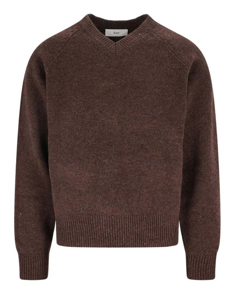 Dunst v-neck wool sweater - Braun Braun