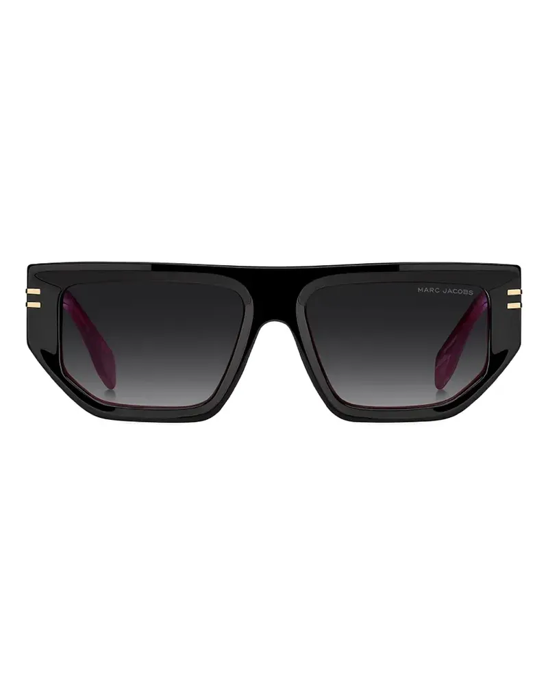 Marc Jacobs geometric-frame sunglasses - Schwarz Schwarz
