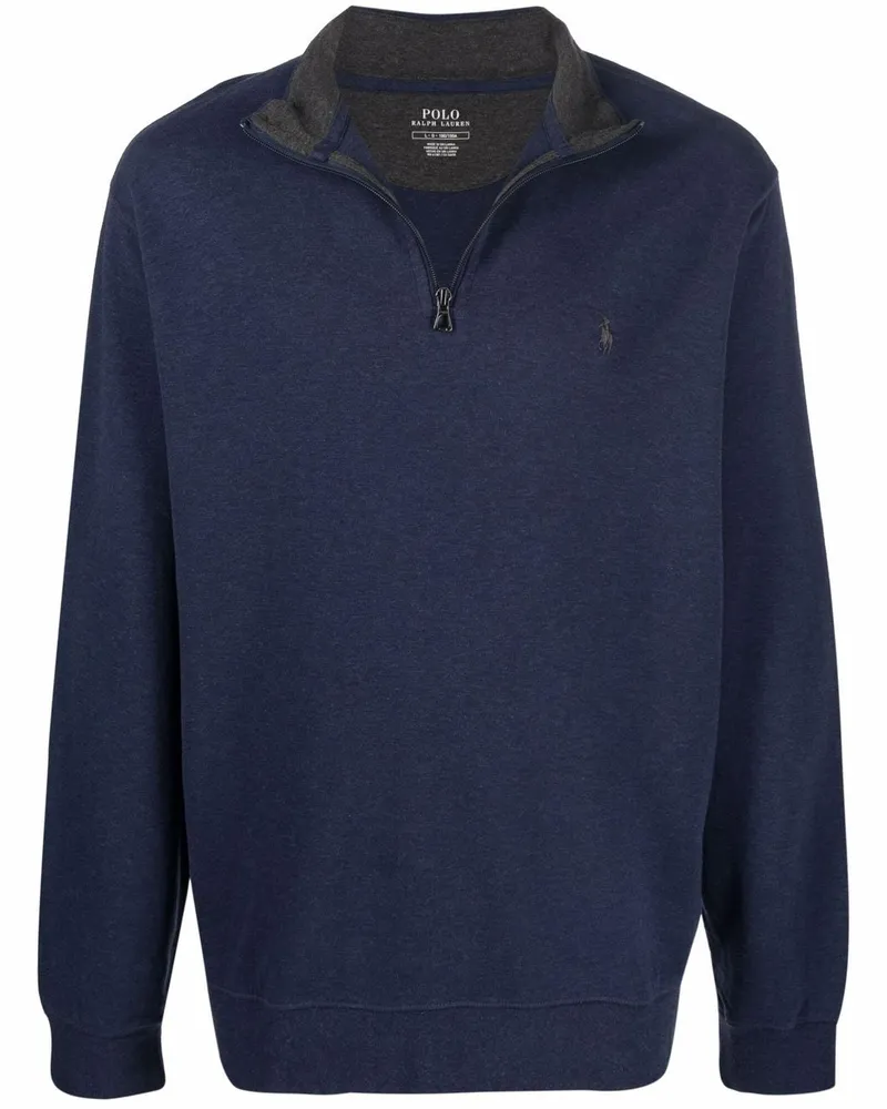 Ralph Lauren Sweatshirt mit Polo Pony-Stickerei - Blau Blau