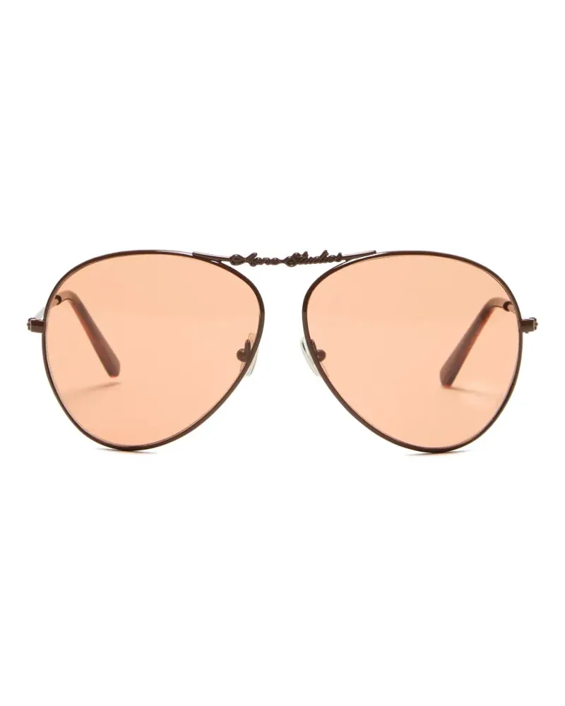 Acne Studios Getönte Pilotenbrille - Braun Braun