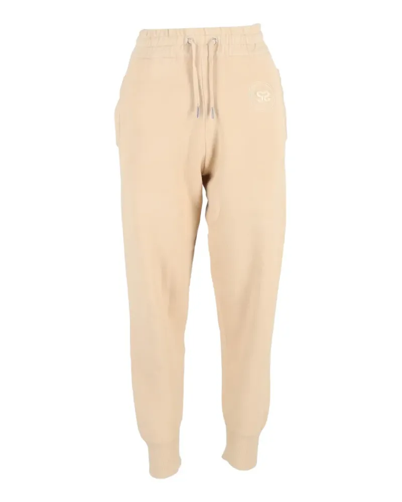 Sandro logo-embroidered track pants - Nude Nude