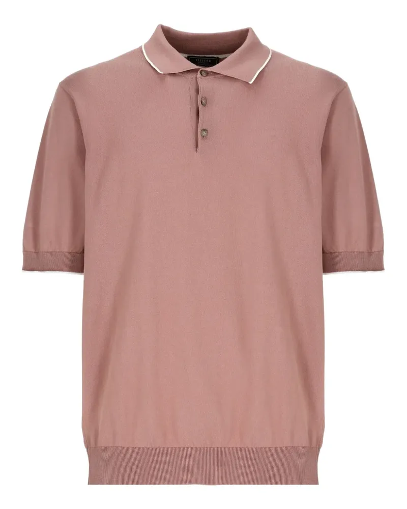 Peserico Klassisches Poloshirt - Rosa Rosa